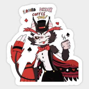 Husk Hazbin Hotel Fanart Sticker